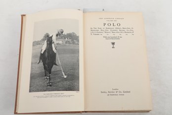 POLO With One Hundred & Ten ILLUSTRATIONS THe EARL OF KIMBERLEY