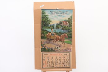1945 Brooklyn Dairy Co. Waterbury CT Calendar