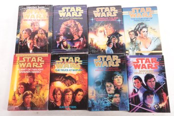 8 Star Wars Hard Cover Books With Original Dust Jackets