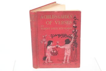 1919 R.L.S. A CHILD'S GARDEN OF VERSES ILLUSTRATIONS IN COLOR BY MARIA L. KIRK