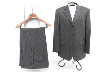 Gianni Manzoni Italian Pin Stripe Tailor Made Suit