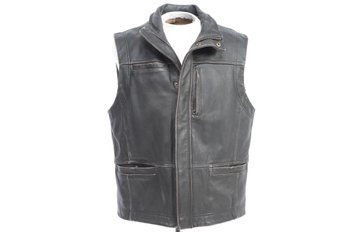 Men's (Size M) The Territory Ahead Leather Vest