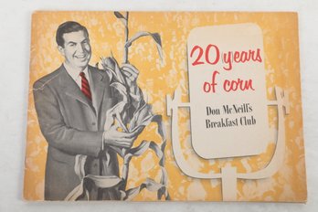 FOOD.  20 Years Of Corn - Don McNeill's Breakfast Club (1953)