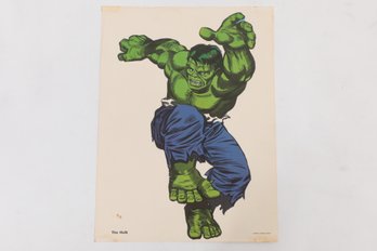 1966 MMMS Super Hero POSTER INCREDIBLE HULK Marvel Personality 16x 12