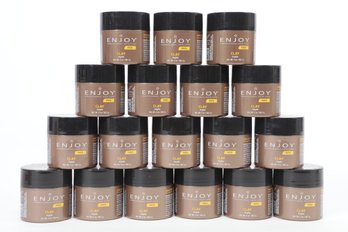 Lot Of 18 Enjoy Professional Hair Care Men Clay 2 Oz