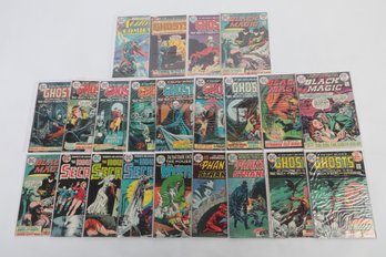 22 Vintage 20c DC Comic Books: House Of Secrets, Phantom Stranger, Ghosts & More!!