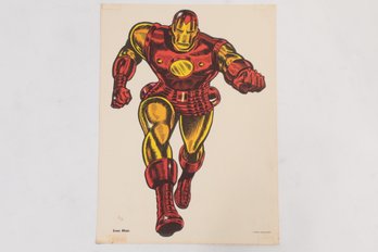 1966 MMMS Super Hero POSTER INVINCIBLE IRON MAN Marvel Personality 16x 12