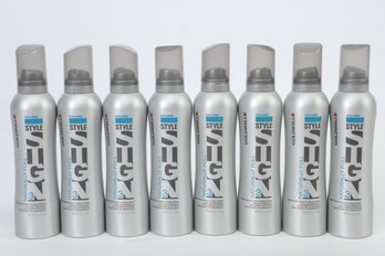Lot Of  8 Goldwell Style Sign 3 Naturally Full Bodifying Blowdry And Finish Spray 5.8oz