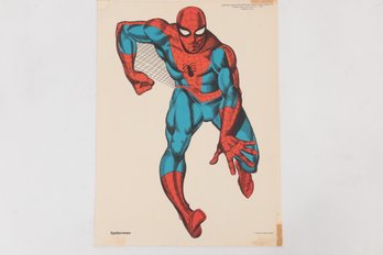 1966 MMMS Super Hero POSTER AMAZING SPIDER-MAN Marvel Personality 16 X 12