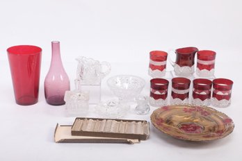 Group Of Vintage And Antique Glass