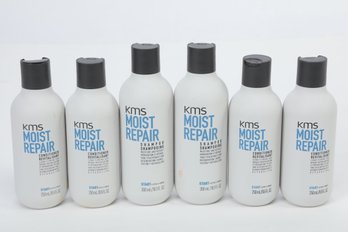 Lot Of 6 KMS Moist Repair Conditioner 8.5oz - For Dry Damaged Hair