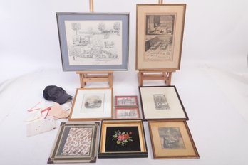 Group Of Vintage And Antique Art