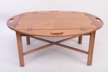 Vintage Brandt Coffee Table W/Tray Fold Up Ends