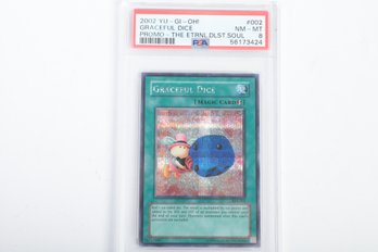 2002 Yu-Gi-Oh Graceful Dice Promo The Eternal Soul #002 PSA 8 Graded Card