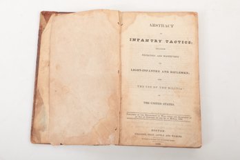 1830 'Abstract Of Infanitry Tactics'