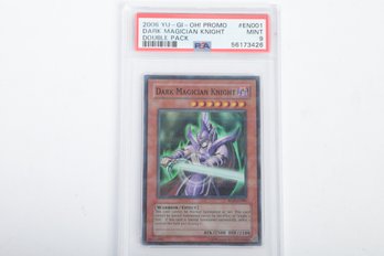 2006 Yu-Gi-Oh Promo Dark Magician Knight Double Pack #en001 PSA 9 Mint Graded Card