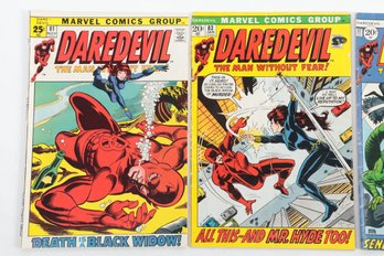 3 Collectible Marvel Daredevil Comics -1971-1972  #81 - #82 - #83