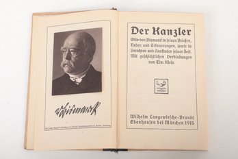 1915 'der Kanzler' - Otto Von Bismark In German
