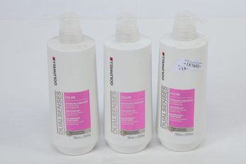 Lot Of 3 Goldwell DualSenses Color  Detangling Conditioner 25.4 Oz