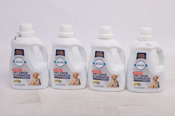 Lot Of 4 Febreze In Wash Pet Odor Eliminator 98 Fl Oz Bottles