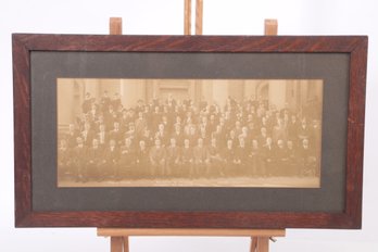 Panrpmaic Picture 1914 Knights Of Pythias Grand Lodge Session, Hartford CT In 21' X 11 3/4' Frame