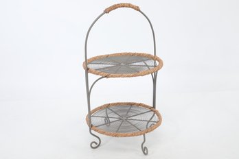 2 Tier Wire Fruit Basket