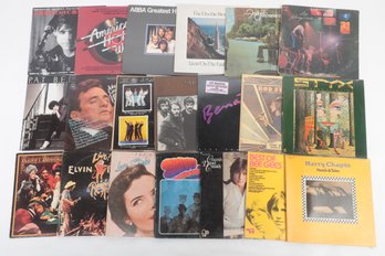 20 Mixed Genre Vinyl Records: Kenny Rogers, Bee Gees, David Cassidy, Pat Benatar & More