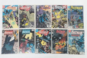 10 DC Batman Comics - #433, #435-#440, #443-#445