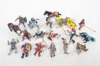 Mixed Grouping Of Knights & Horses Figures