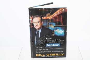 Signed Bill O'Reilly's 'The O'Reilly Factor' Hard Cover Book