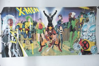 JIM LEE X-MEN OUTBACK POSTER OVERSIZED MARVEL COMICS PRESS 59'X30' VINTAGE #130