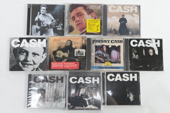 10 Johnny Cash CDs In Very Nice Condition - American Recordings Series - Personal File (sealed) The Sun Years
