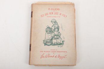 1893 1st Edition 'A Guide Old & New Lace In Italy' Exhibited 1893 Chicago World's Fair With Clippings