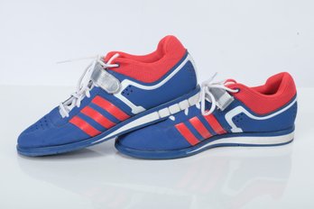 Pair Of Mens Adidas Powerlift 2.0 Red, White & Blue ~ Size 12.5