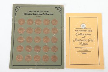 Vintage Franklin Mint Collection Of Antique Car Coins (Series 1)