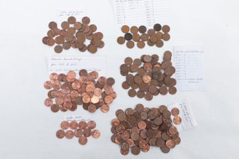 Large Lot Of Lincoln Cents