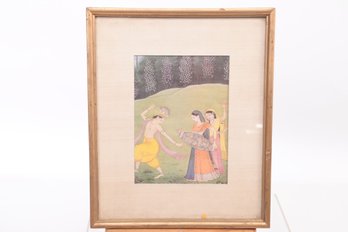 Framed Mid Eastern Indian Artwork