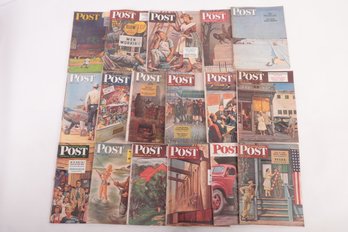 17 Issues 1947 Saturday Evening Post Magazine