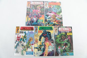 1983-1984 Micronauts Special Edition - #1-#5 Complete Run - Very Nice Condition