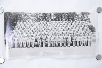 1955 Panoramic Photograph UCMC 'L' Company In Original Mailing Tube