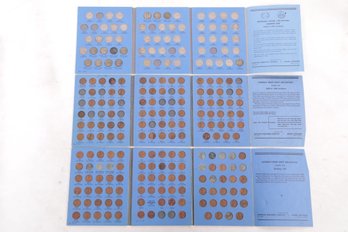 Group Of Jefferson Nickel And Lincoln Head Cent Coin Books Collection - Please Read Description