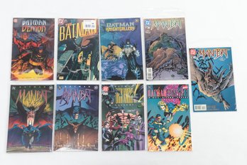 1990s Batman Comics - Manbat 1995 - Batman Punisher 1994 - Batman Gallery #1 1992 & More (11 Comics)