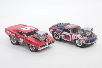 Muscle Machines Nascar #9 Kasey Kahne 69 Dodge Charger And 1969 Boss Ford Mustang 1:18 Scale