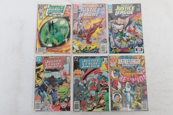 Lot Of 6 Justice League Of America Comic Books