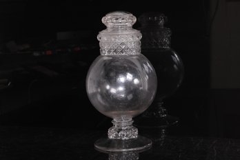 Antique Tiffin Dakota Glass Store Pharmacy Drugstore Globe Candy Peanut Jar