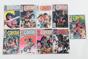 18 Conan The Barbarian Comics (1970 Marvel) Very Nice Conditions #186-#187, #189-#204 (1986-1988)