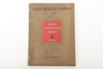 1942 Golden Anniversary Edition Coast Artillery Journal