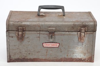 Vintage Craftsman Toolbox With Contents