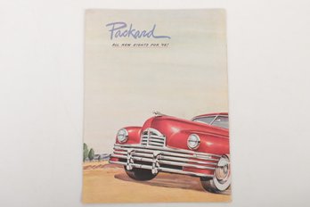 1948 Packard 'All New Eights For '49' Sales Brochure