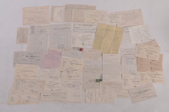 Lot Of Early 1900s Lowell Lincoln Richards Medical Related Correspondence